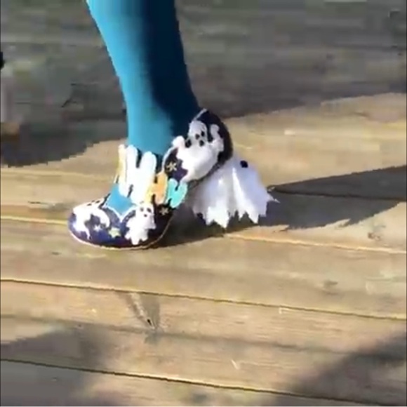 Sound making Irregular Choice Halloween ghost heels - Picture 5 of 5